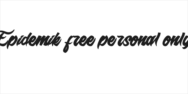 Epidemik free personal only  Logo