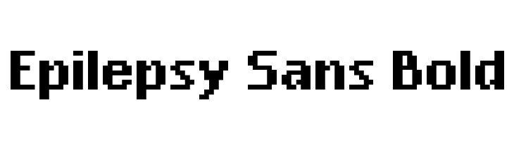 Epilepsy Sans Bold  font caratteri gratis