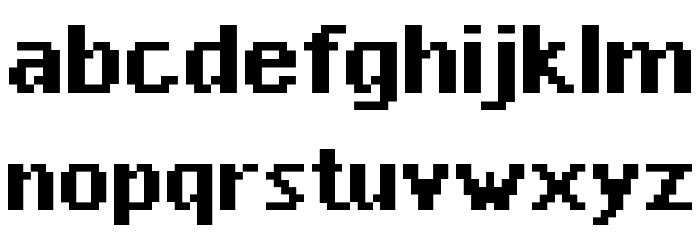 Epilepsy Sans Bold Font LOWERCASE