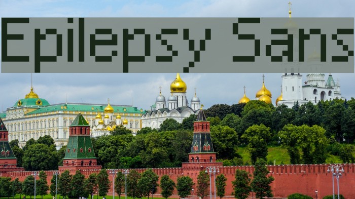 Epilepsy Sans Font examples