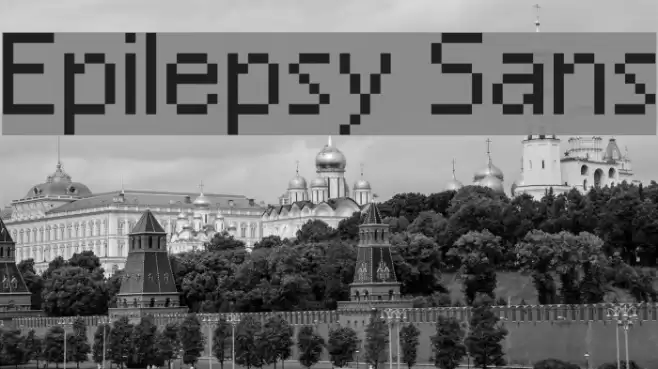 Epilepsy Sans Шрифта examples