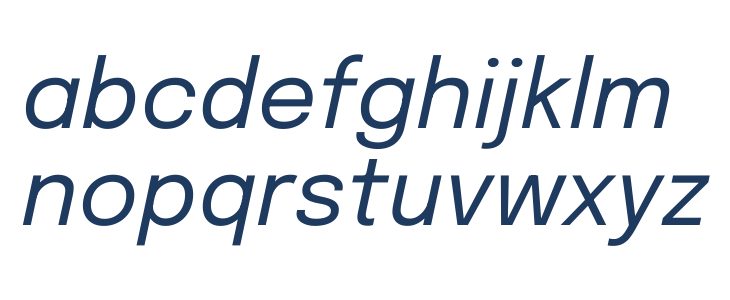 Epilogue Italic Lowercase