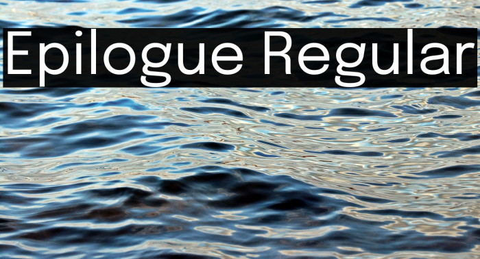 Epilogue Regular Example 1