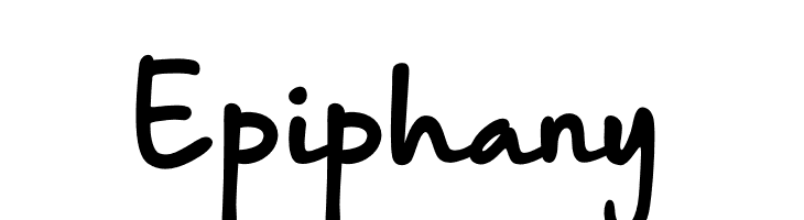 Epiphany  नि: शुल्क फ़ॉन्ट्स डाउनलोड