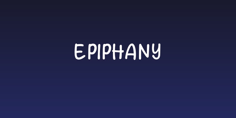 Epiphany Social Header