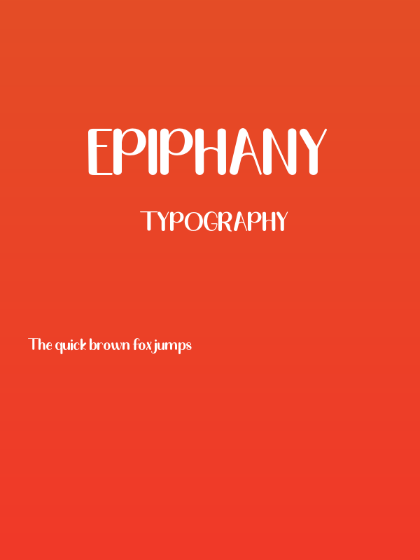 Epiphany Poster