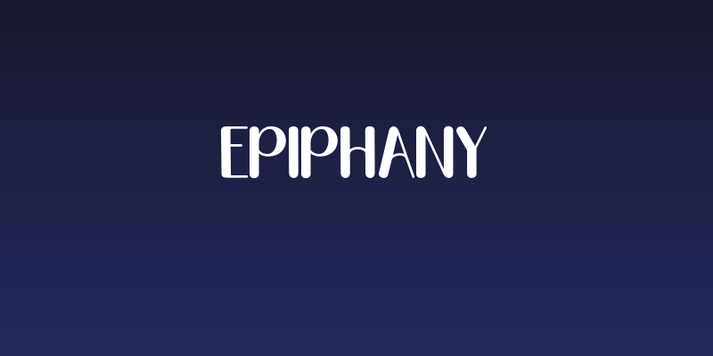 Epiphany Social Header
