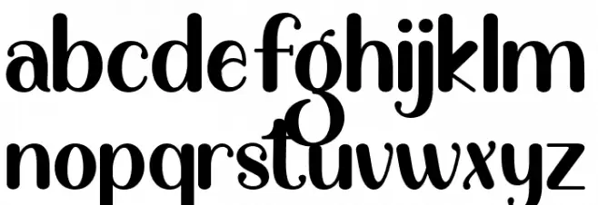 Epiphany Font LOWERCASE