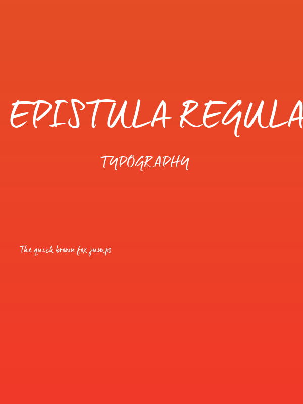Epistula Regular TRIAL Poster