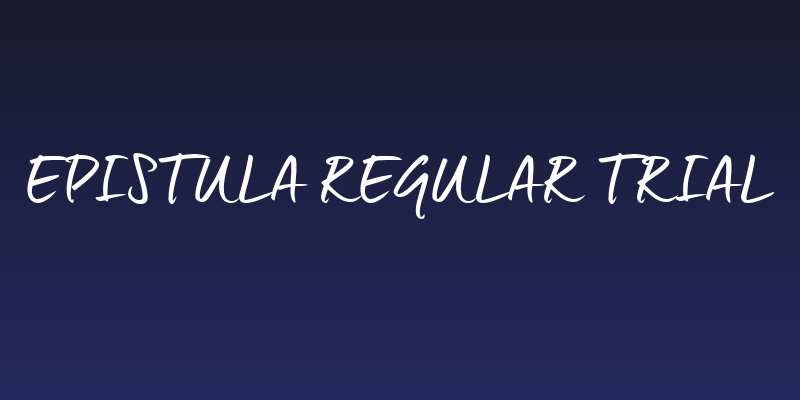 Epistula Regular TRIAL Social Header