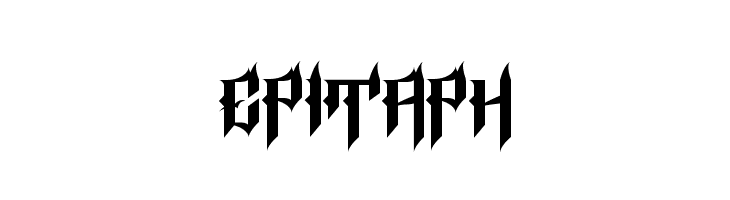 Epitaph  Frei Schriftart Herunterladen