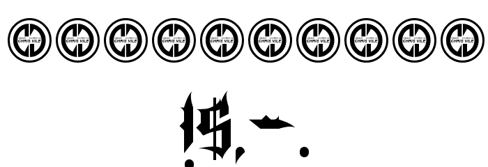 Epitaph Font OTHER CHARS