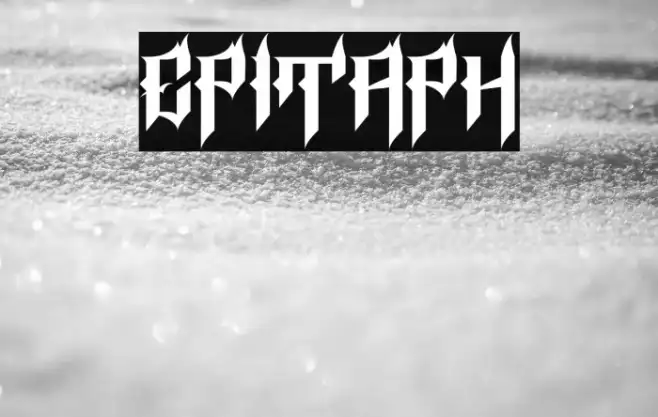 Epitaph Example 1