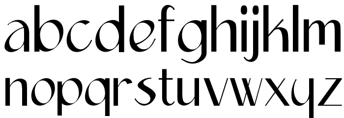 Epittazio Font LOWERCASE