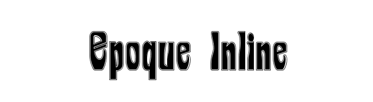 Epoque Inline Font
