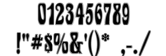 Epoque Inline Font OTHER CHARS