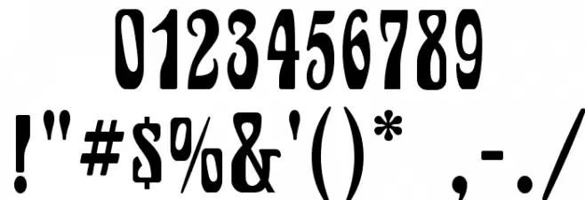 Epoque Font OTHER CHARS