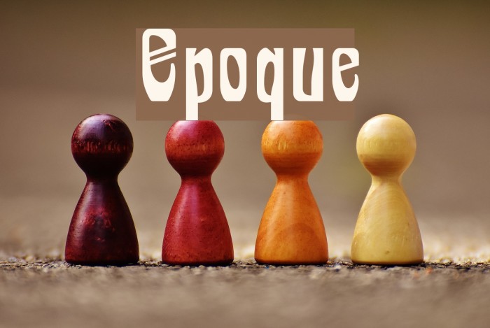 Epoque Font examples