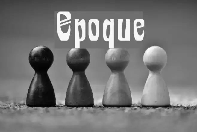 Epoque Font examples