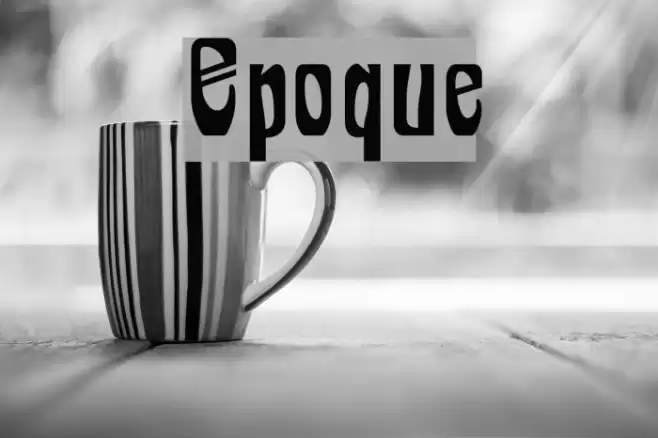 Epoque Font examples