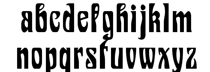 Epoque Font LOWERCASE