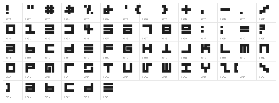 Epps Evans Black Character Map