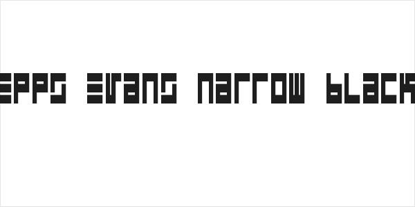 Epps Evans Narrow Black Logo