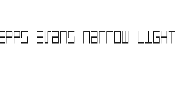 Epps Evans Narrow Light Logo