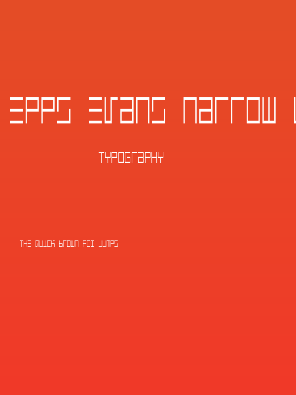 Epps Evans Narrow Light Poster