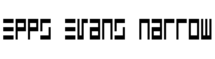 Epps Evans Narrow  Fuentes Gratis Descargar