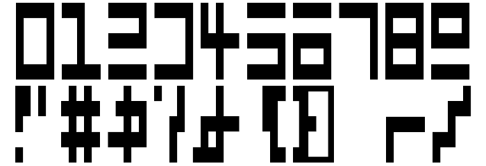 Epps Evans Narrow Font OTHER CHARS
