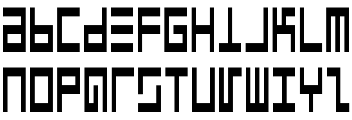 Epps Evans Narrow Font LOWERCASE