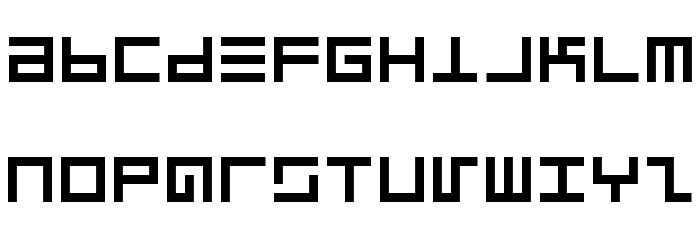 Epps Evans Font LOWERCASE