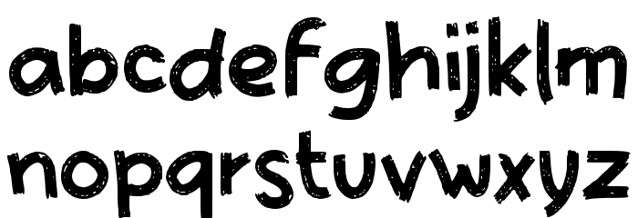Epres Chia Font LOWERCASE