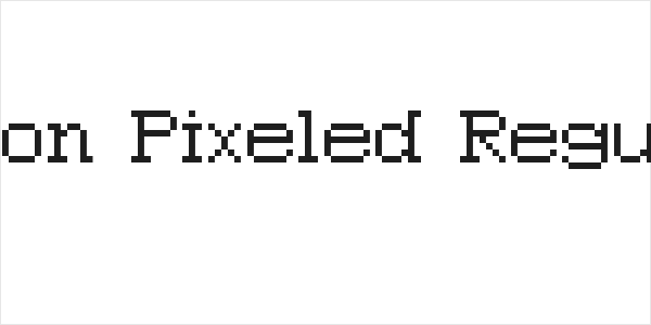 Epson Pixeled Regular Logo