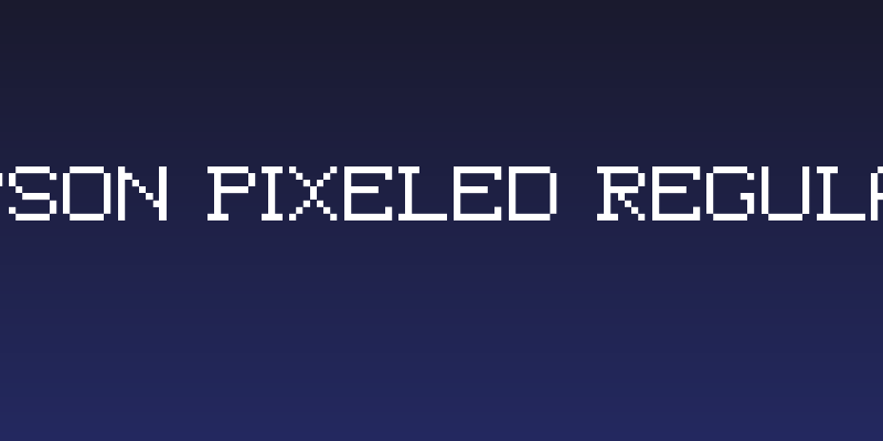 Epson Pixeled Regular Social Header