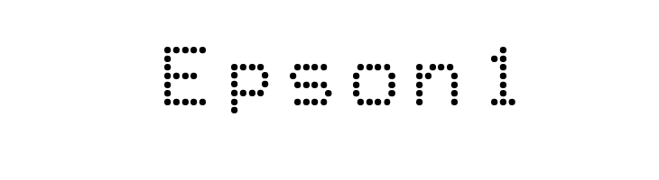 Epson1 Font