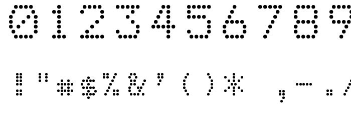 Epson1 Font OTHER CHARS