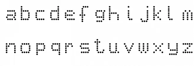 Epson1 Font LOWERCASE
