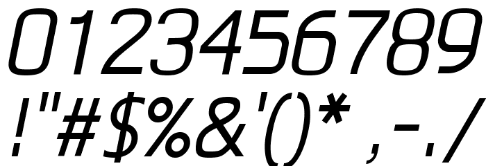 Epsy Sans Italic Font OTHER CHARS