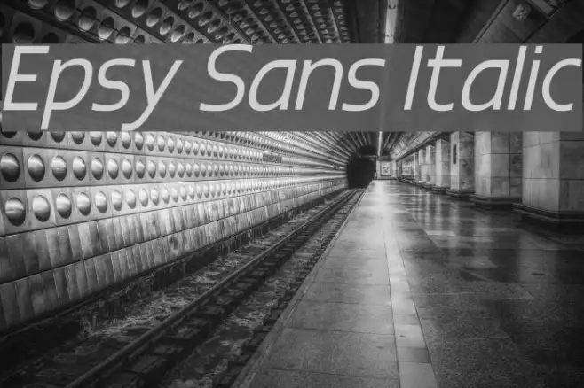 Epsy Sans Italic Example 1