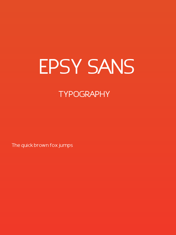 Epsy Sans Poster