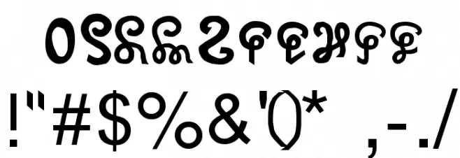 epaomayek フォント その他の文字