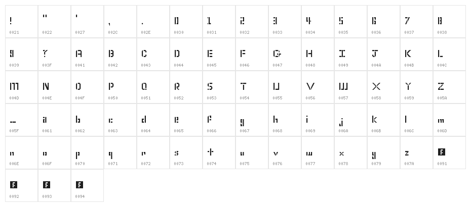 epic Regular Character Map