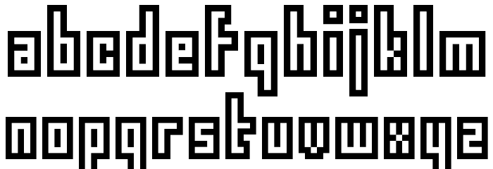 epimodemic Font LOWERCASE