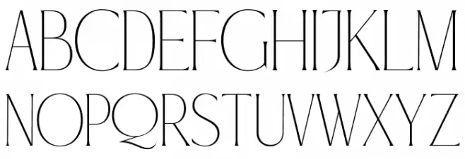 Equality Serif PERSONAL USE Regular Polices MAJUSCULES