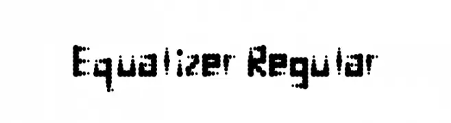 Equalizer Regular  Descarca Fonturi Gratis
