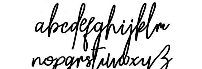 Equalizer Script Font Litere mici