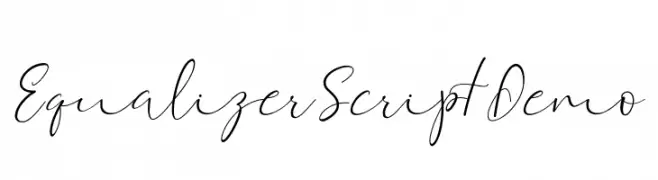 EqualizerScriptDemo  Descarca Fonturi Gratis