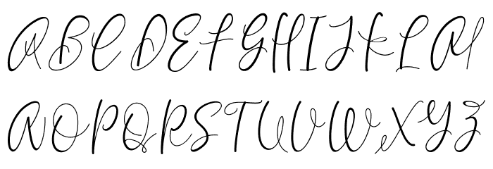 EqualizerScriptDemo Font Litere mari
